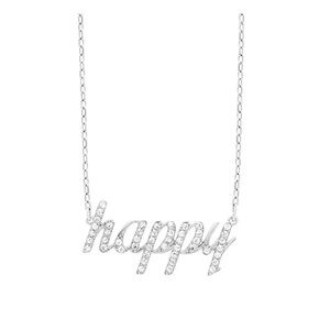 Swarovski “Happy” Pendant Necklace